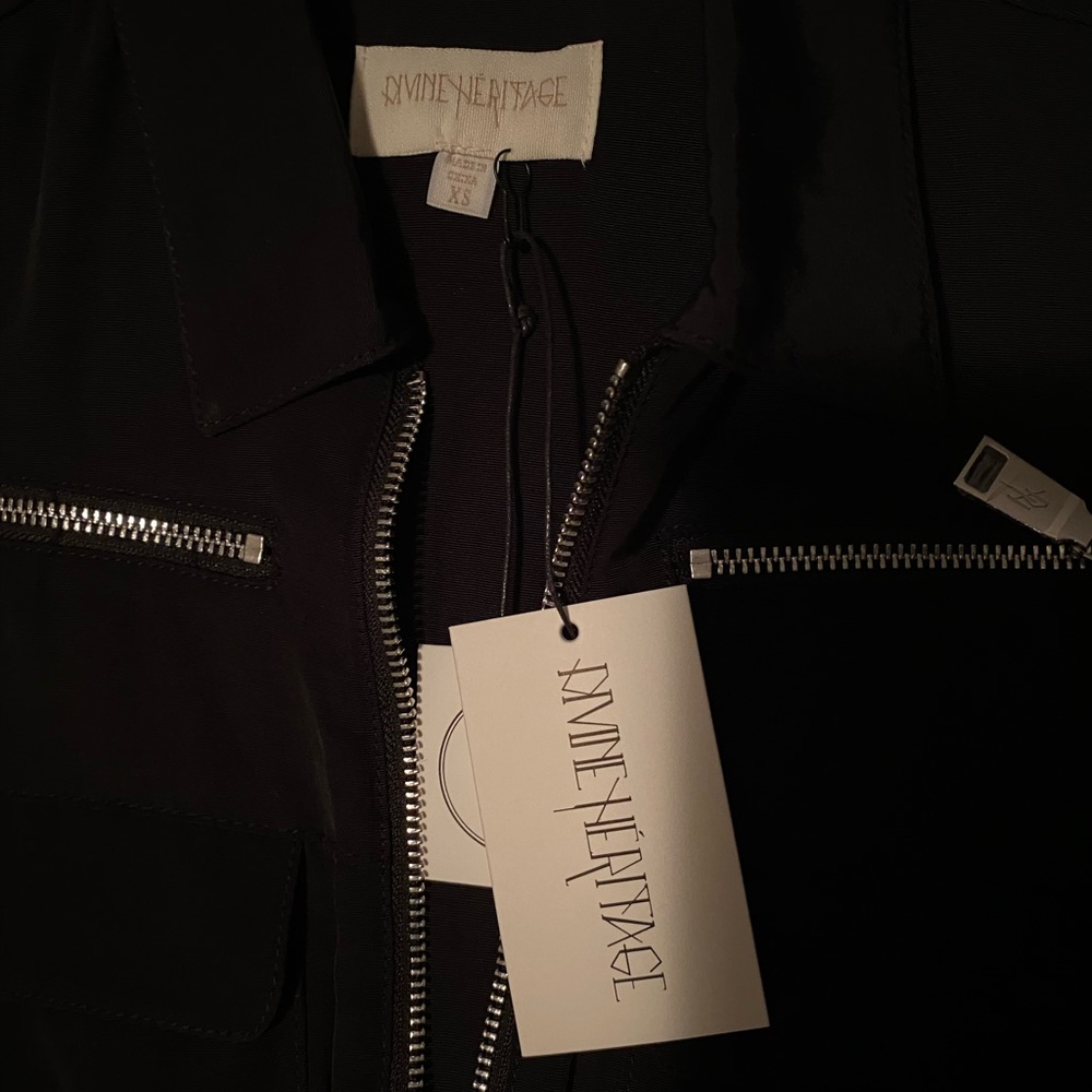 Women's Black Flight Jumpsuit by Devine Heritage